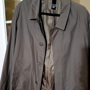DKNY Men's Water Resistant Topcoat XL (Org.$350)